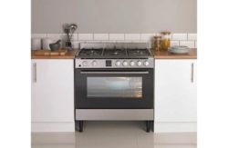 Bush BSC90DFSS Dual Fuel Range Cooker - Stainless Steel